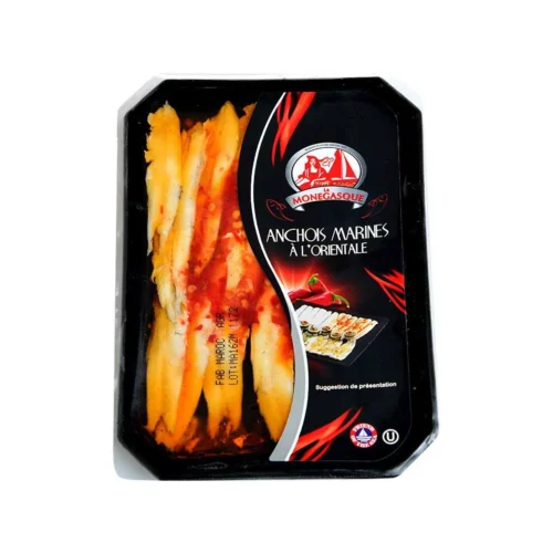 Anchois marinés à l'orientale 100g -  LA MONEGASQUE