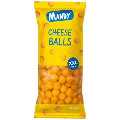Chips de maïs soufflé cheese balls XXL 300g - MANDY'