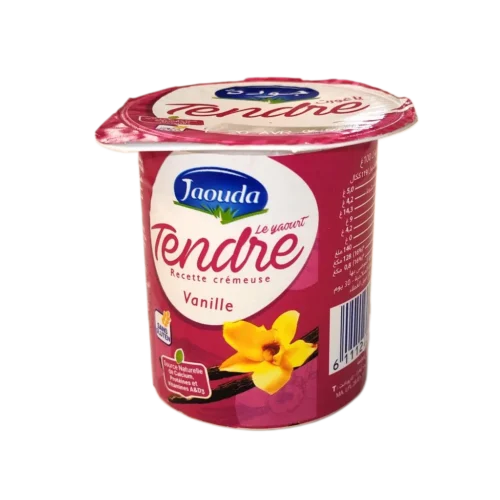 Yaourt saveur vanille Tendre 110g - JAOUDA
