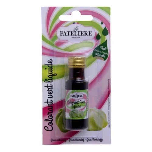 Colorant liquide vert naturel 20ml - LA PATELIERE