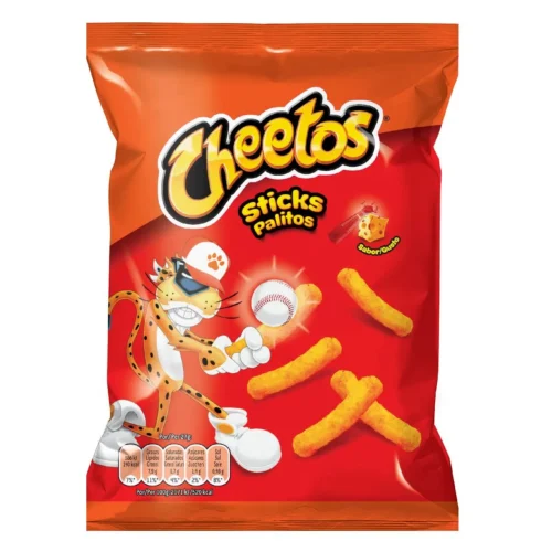 Sticks Palitos maïs soufflés saveur fromage ketchup  96g - CHEETOS