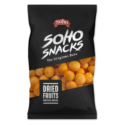 Cacahuètes saveur barbecue en sachet 80g - SOHOSNACKS