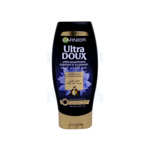 Après-shampooing au charbon noir et huile de nigelle 200ml - ULTRA DOUX