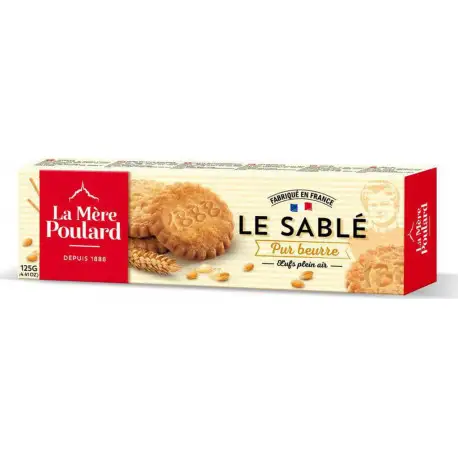 Biscuits sablés pur beurre 125g - LA MÈRE POULARD