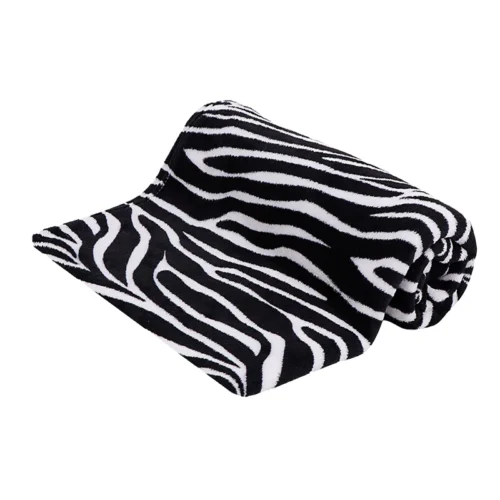 Couverture zèbre pour chien 100x70cm - BUBIMEX