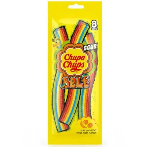 Bonbons gelifiés Longs Colorés Sour 57g - CHUPA CHUPS
