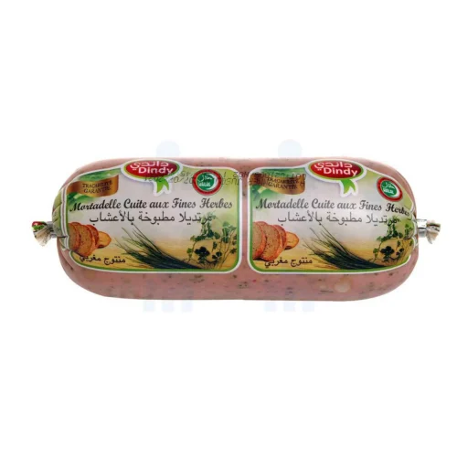 Mortadelle cuite aux fines herbes 600g - DINDY