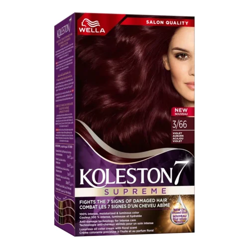 Coloration acajou violet Wella 3/66 - KOLESTON