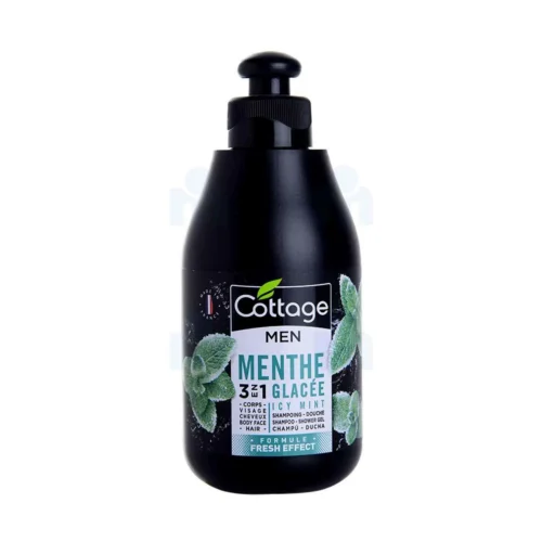 Shampoing-douche menthe glacée fresh effect 250ml - COTTAGE