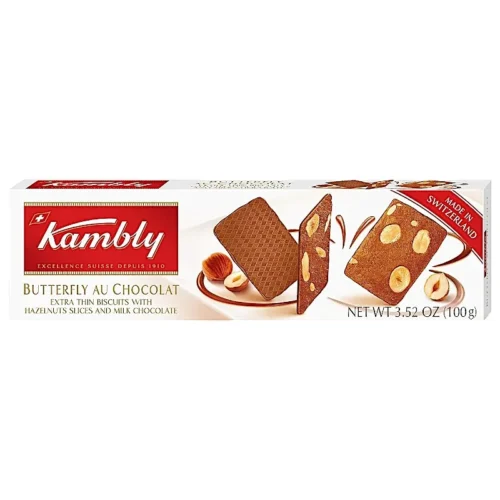 Biscuits Butterfly au chocolat 100g - KAMBLY
