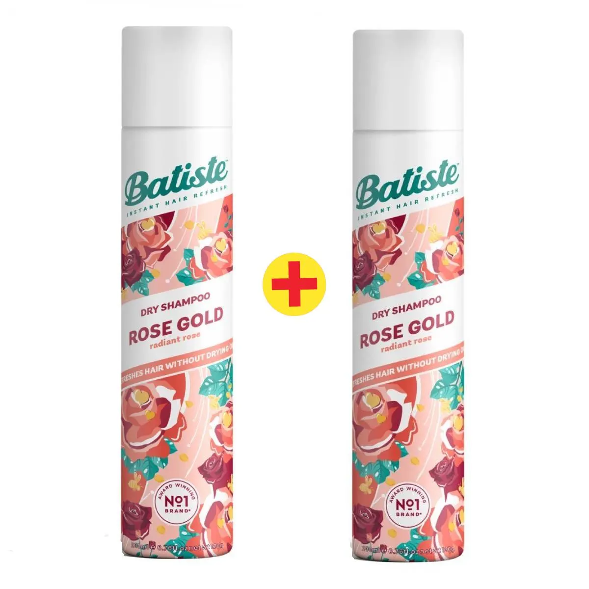 Shampoing sec Rose Gold 200ml 1+1 gratuit - BATISTE