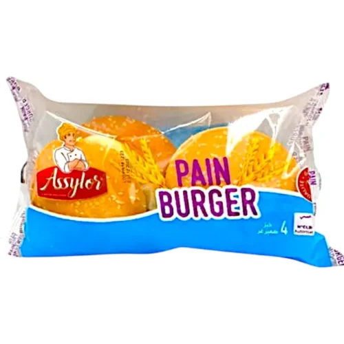 Pain hamburger x4pcs 240g - ASSYLOR