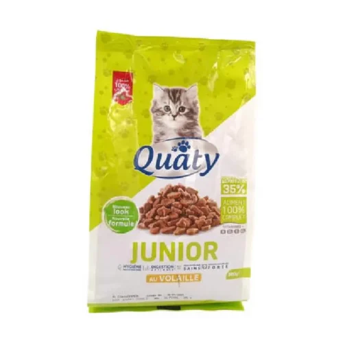 Croquettes de volaille pour chat junior 300g - QUATY