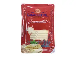 Fromage emmental slice 135g - GRAND CŒUR