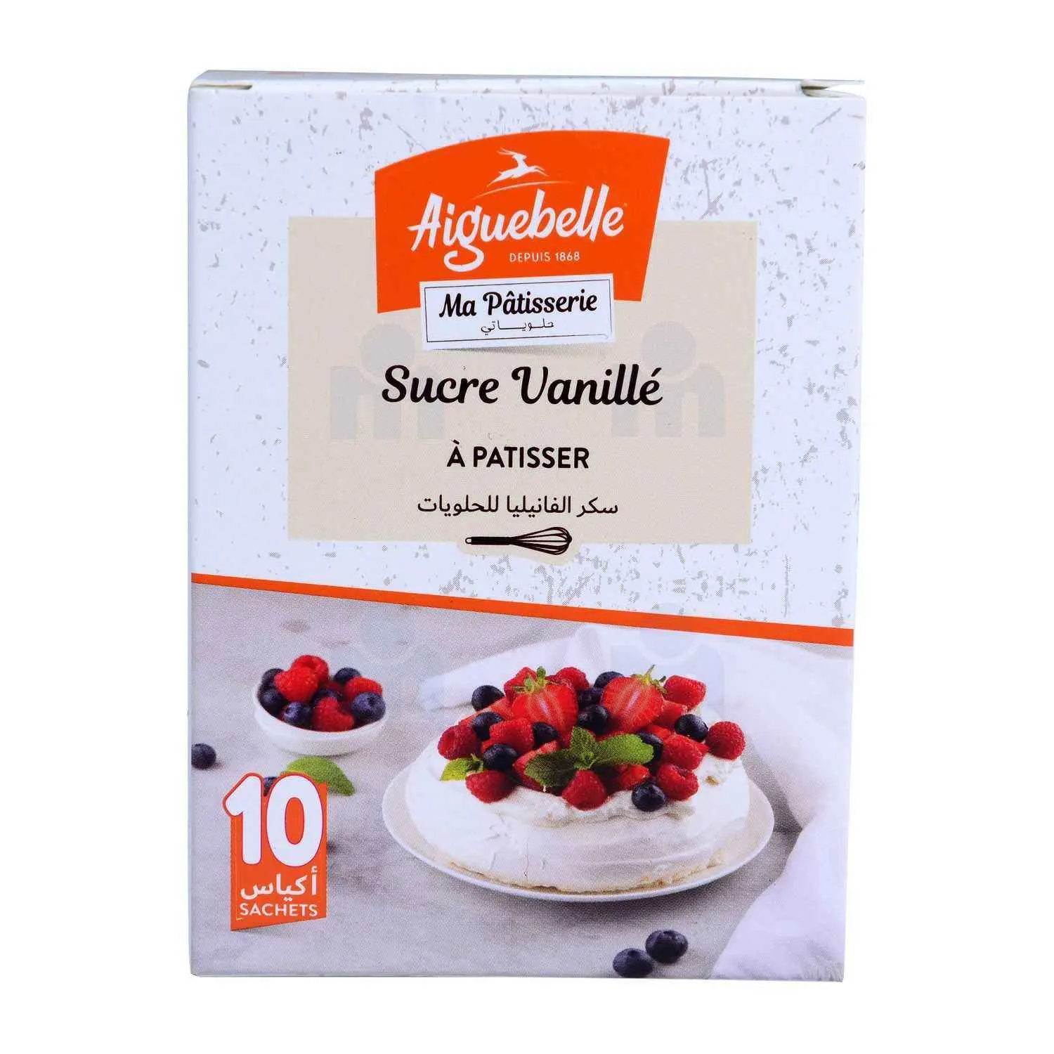 Sucre vanillé x10 75g - AIGUEBELLE