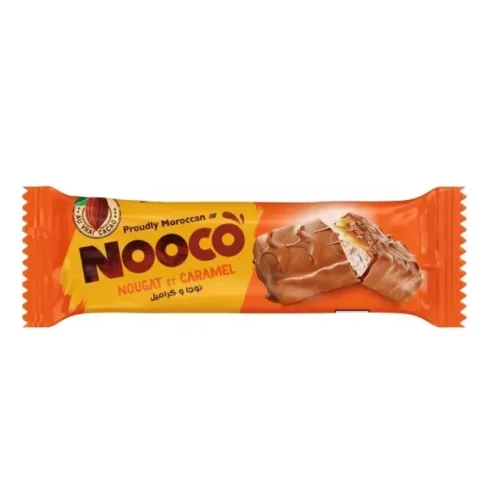 Barre Nougat & Caramel 45g - NOOCO
