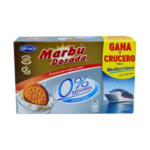 Biscuits Marbú Dorada 0% sucres ajoutés 400g - ARTIACH