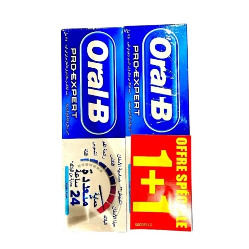 Dentifrice Pro-Expert Protection Professionnelle Lot 2x75ml - ORAL-B