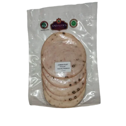 Jambon filet aux poivres 100g - ANDALOUS