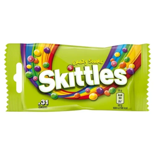 Bonbons aux fruits Crazy Sours 38g - SKITTLES