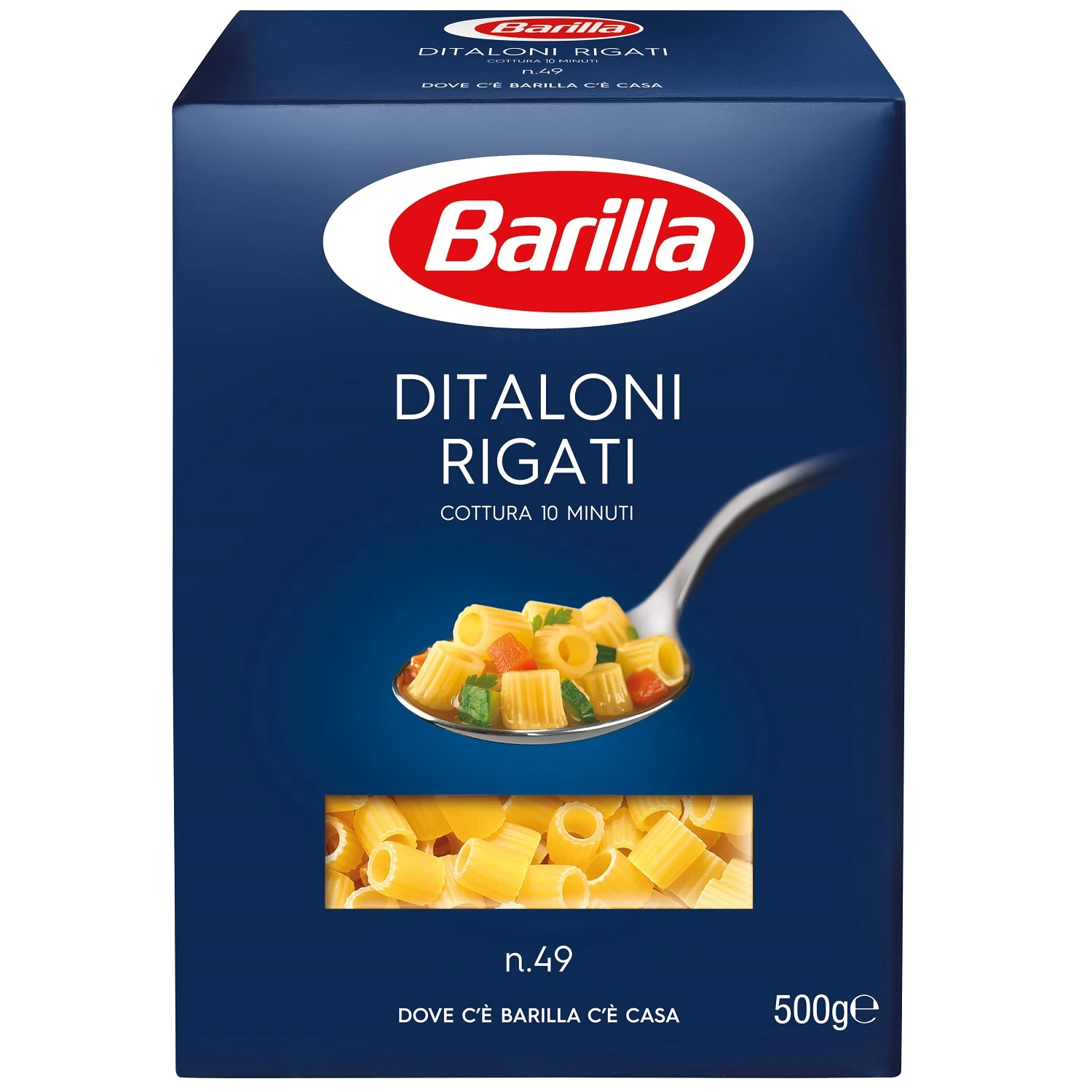 Pâte Ditaloni rayé n°49 500g - BARILLA