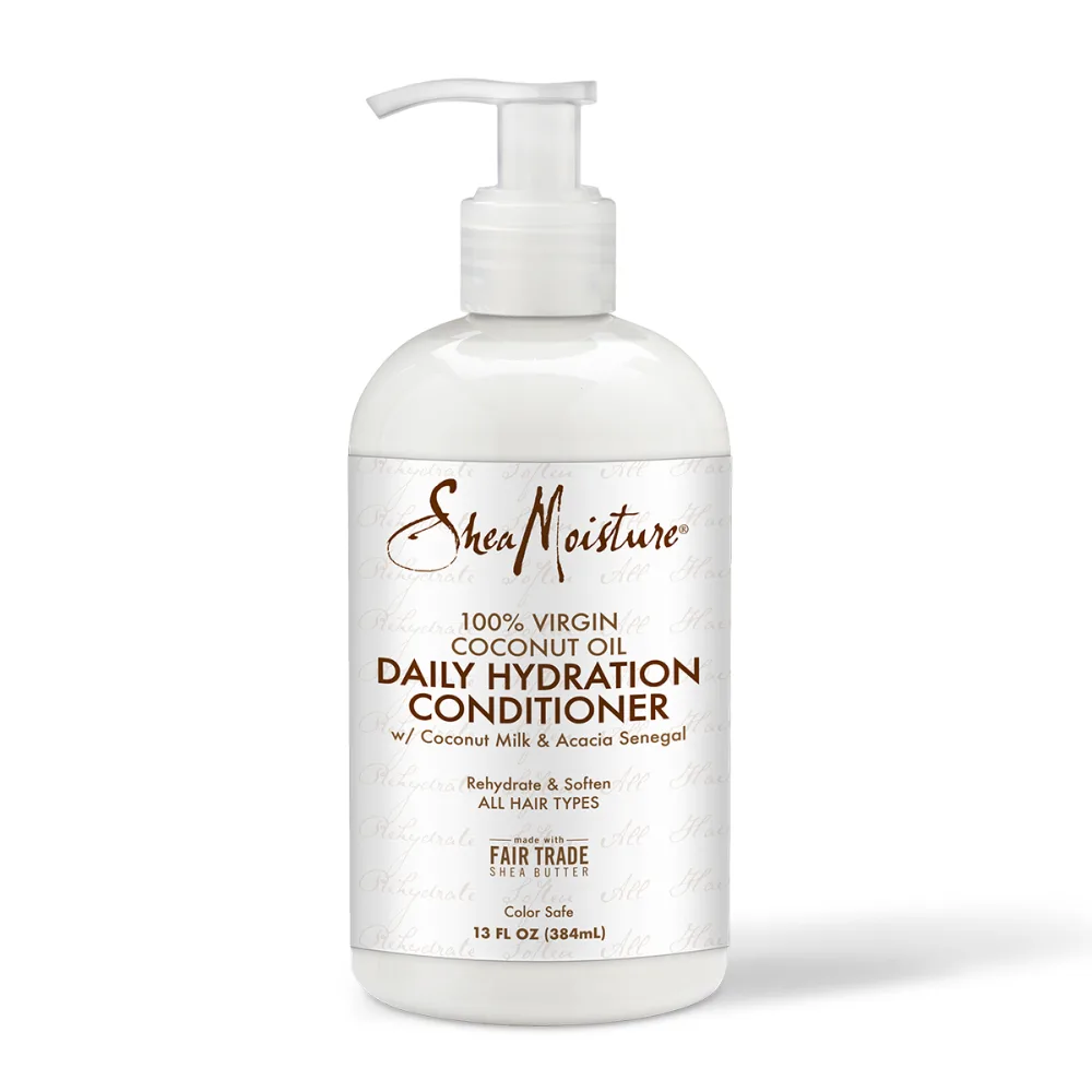 Après-shampoing 100% huile de noix de coco vierge 384 ml - SHEA MOISTURE