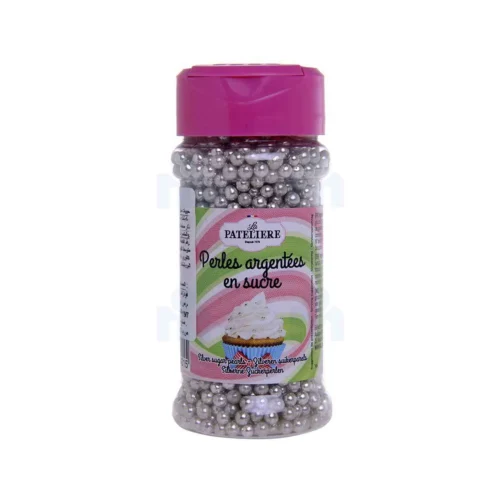 Perles argentées 85g - LA PATELIERE