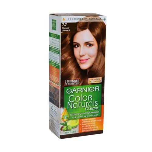 Coloration cheveux 7,7 châtain châtin chevreuil - GARNIER COLOR NATURALS