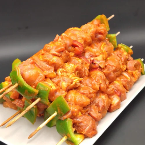 Brochettes filets de poulet mariné 250g