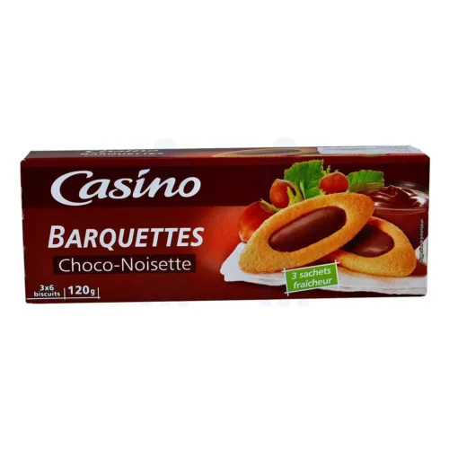 Barquettes choco-noisettes 120g - CASINO