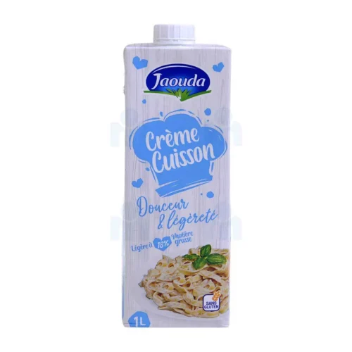 Crème cuisson UHT légère sans gluten 1L - JAOUDA