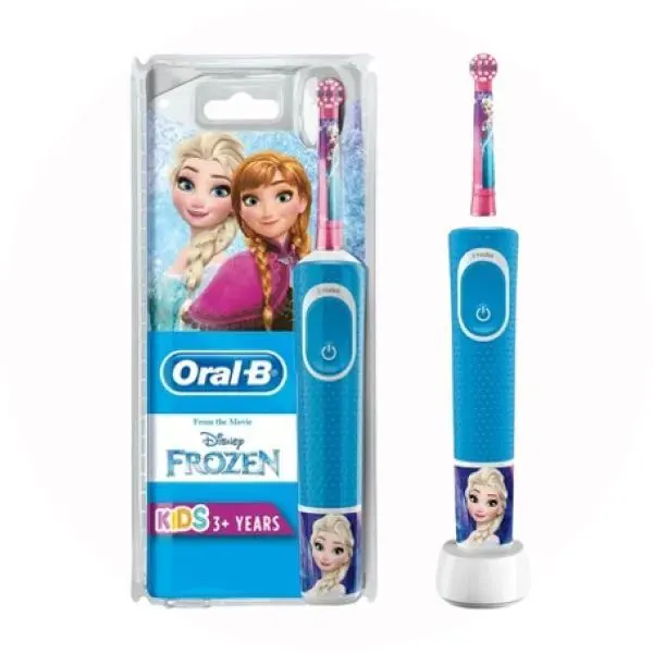 Brosse à dents électrique rechargeable pour enfant D100 Frozen - ORAL B