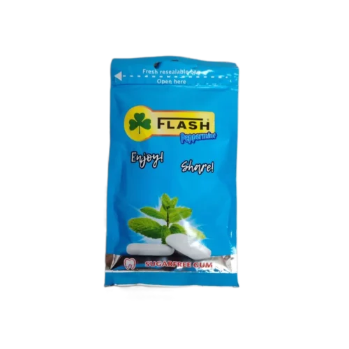 Chewing-gum peppermint sans sucres 35g - FLASH