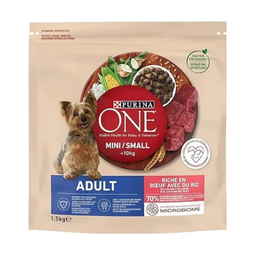 Croquettes pour mini chien adulte 1–10 kg 1,5Kg - PURINA ONE