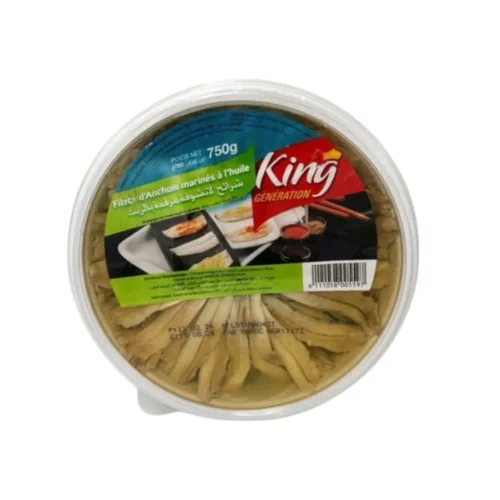 Filet d'Anchois à l'huile 750g -KING GENERATION