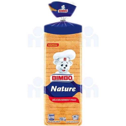 Pain de mie nature format familial x26 tranches 720g - BIMBO