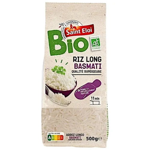 Riz long basmati bio 500g - SAINT ELOI