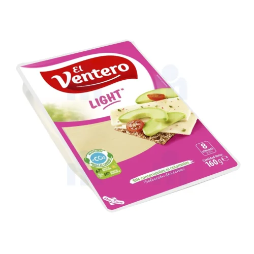 Tranches de fromage tendre sans sel 160g - EL VENTERO