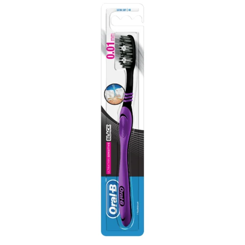 Brosse à dents ultrathin sensitive noir 0,01mm - ORAL-B