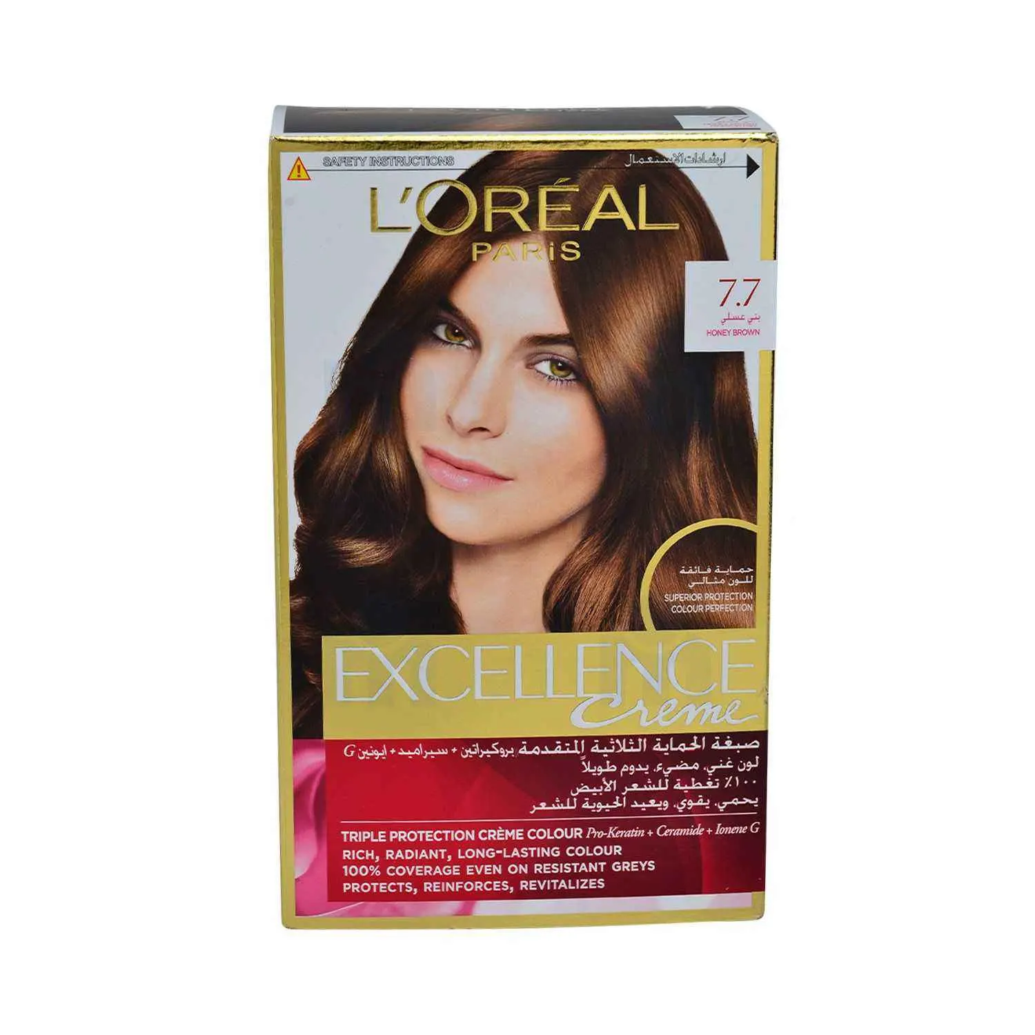 Coloration cheveux 7.7 marron miel - EXECELLENCE CRÈME