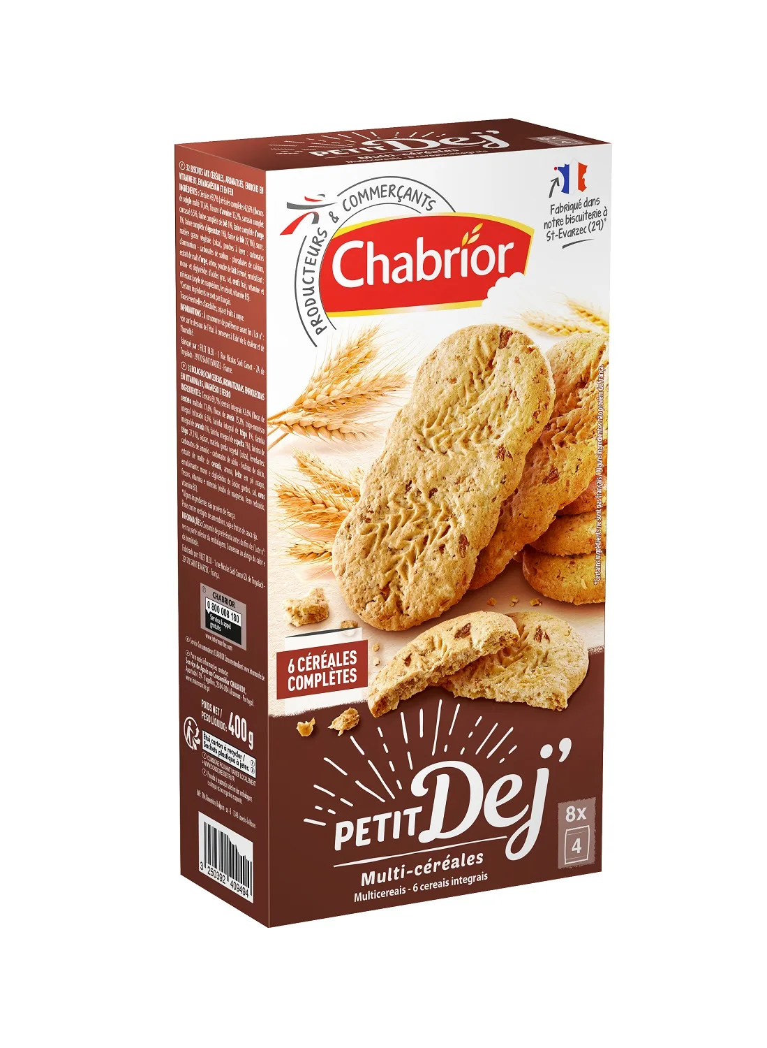 Biscuit Petit Déj multi céréales 400g - CHABRIOR
