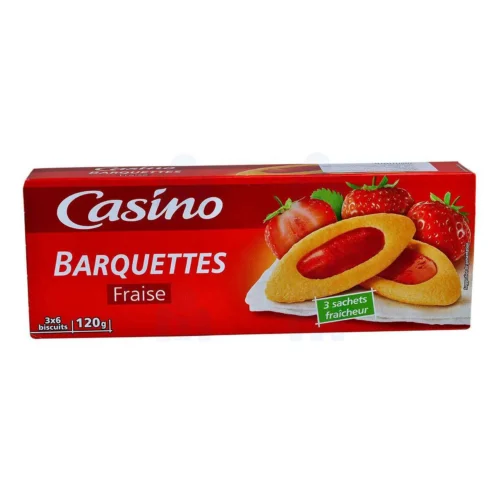 Barquettes fraise 120g - CASINO