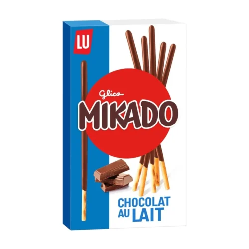 Biscuits nappés de chocolat au lait Mikado 75g - LU